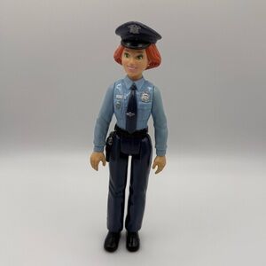 Playskool Play People Female Police Officer with Red Hair